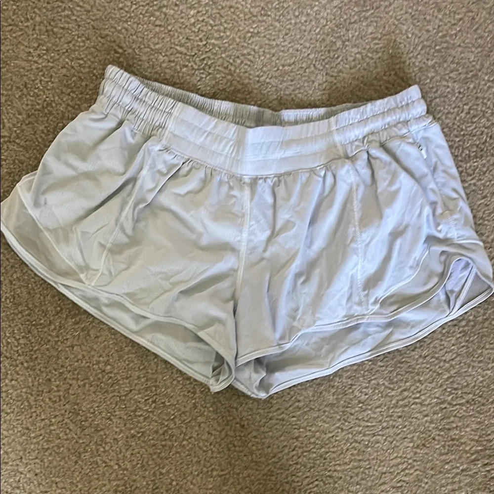 Lululemon Athletica Light Gray Athletic Shorts - Picture 2 of 5